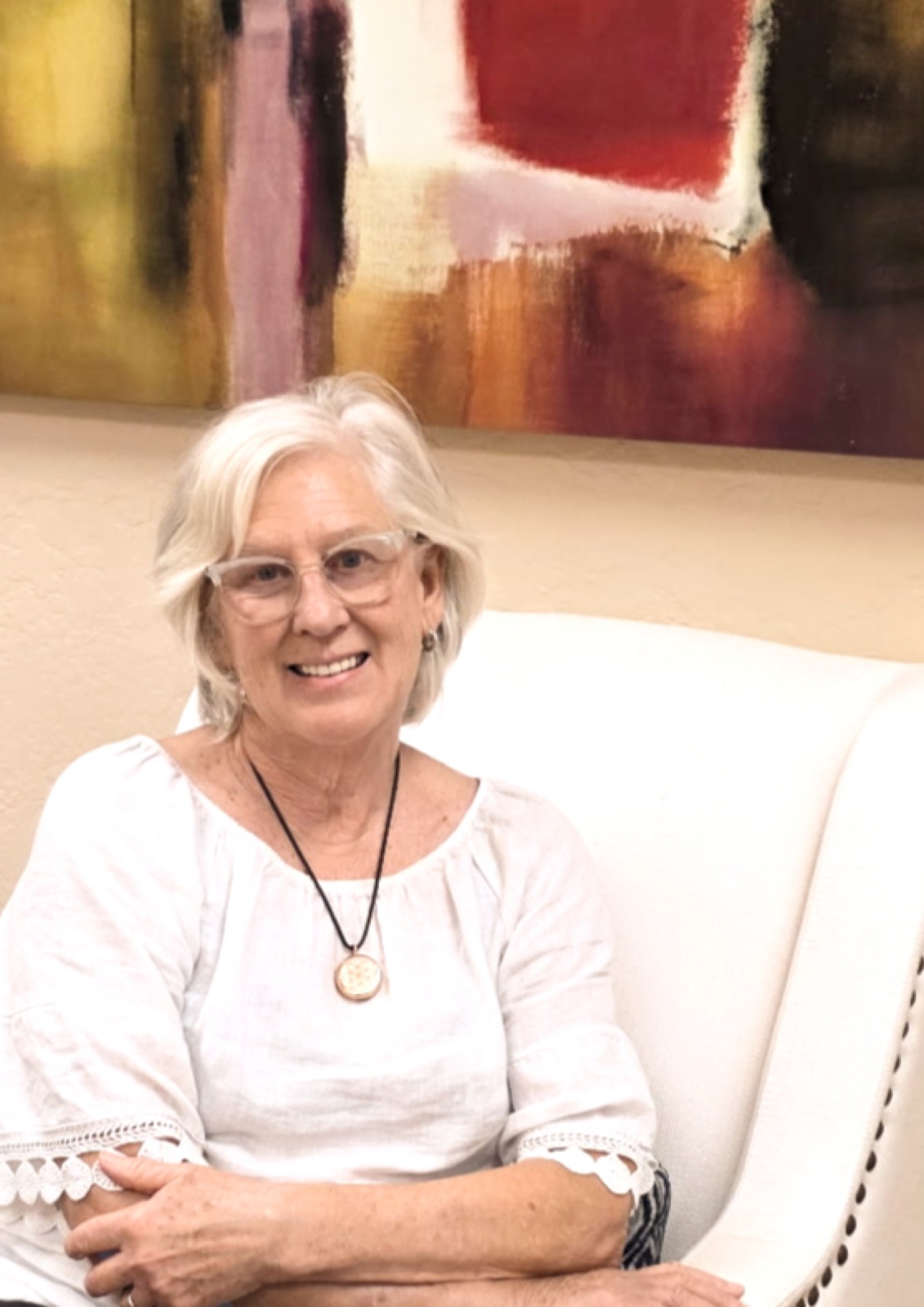 Portrait of Dr. Karen Willfahrt, founder and director of Life Journey Partners of America